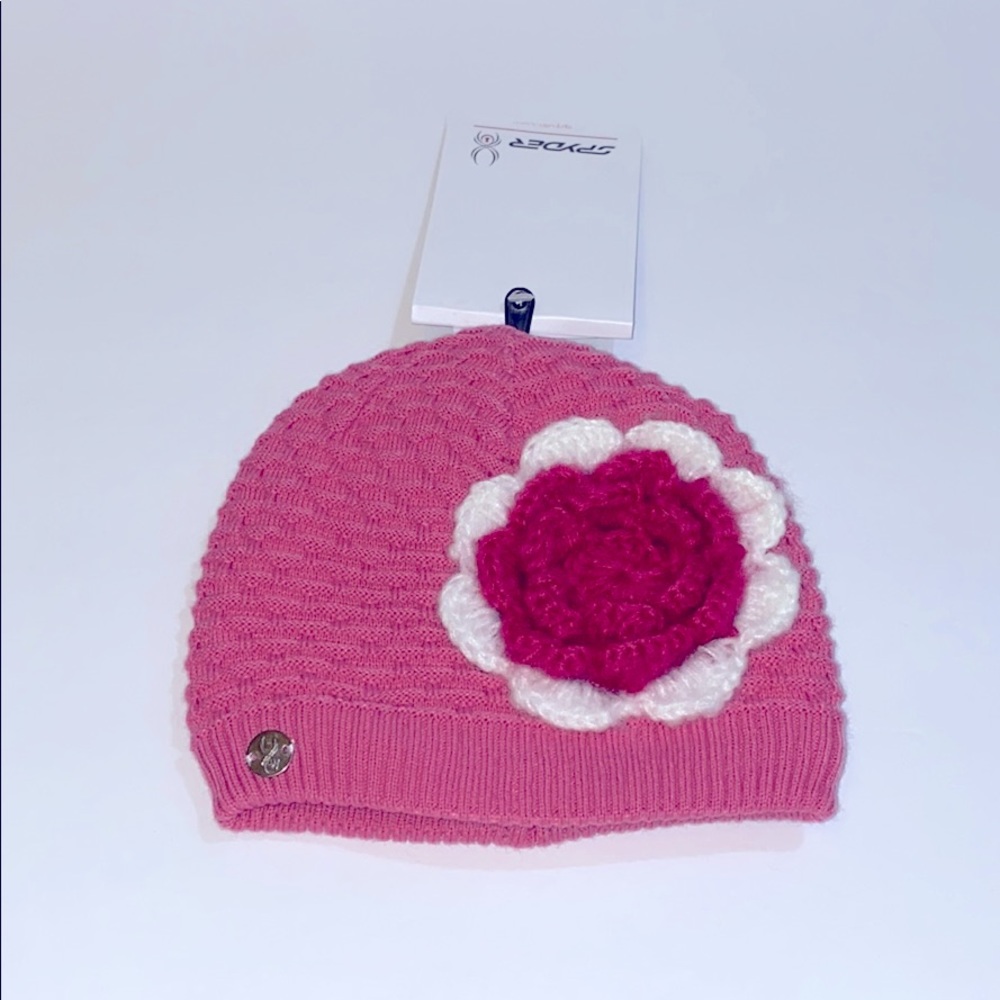 SPYDER Baby Girl Bitsy Rosie Hat 🆕